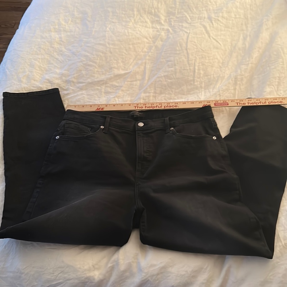 Dark Charcoal Banana Republic Jeans - High Rise Slim Fir